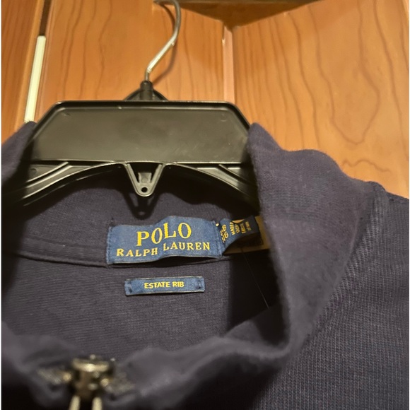 Estate Rib Quarter-Zip Pullover by: Ralph Lauren - Picture 3 of 5